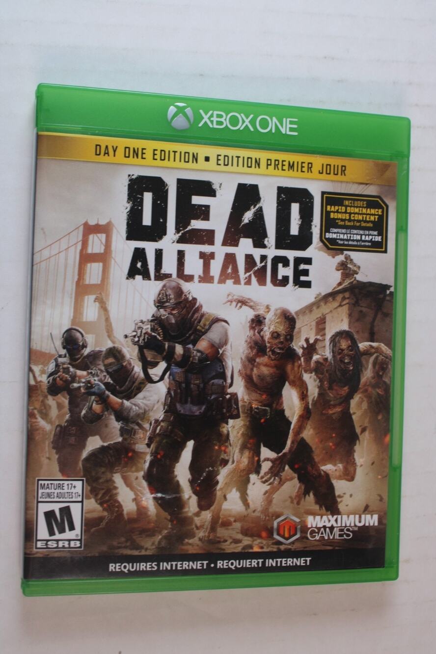 Dead Alliance (Microsoft Xbox One, 2017) Authentic, tested/works
